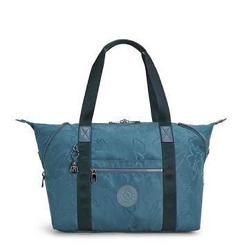 Kipling Art Medium Iconic Tote Tassen Donkerblauw Grijs | België 1767NW